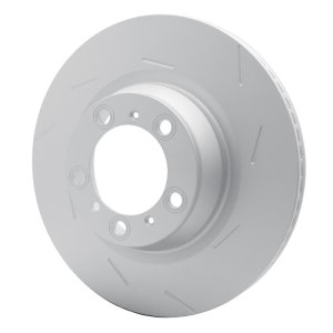 Porsche Panamera Brake Rotor (1) - Right Rear - R1 Concepts - Slotted GeoSPEC - `10-`16